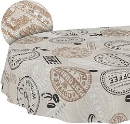 Tischdecke aus Stoff Textil abwaschbar