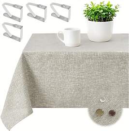 Tischdecke Fleckschutz Abwaschbar, Tischwäsche