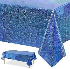 Tischdecke Geburtstag,Blau Party Tischtuch