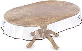 Tischdecke Transparent abwaschbar Durchsichtig