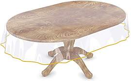 Tischdecke Transparent abwaschbar Durchsichtig