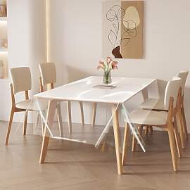 Tischdecke Transparent, Durchsichtige Tischdecke,