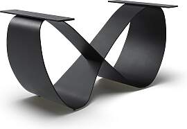 Tischgestell Infinity Metall Schwarz für