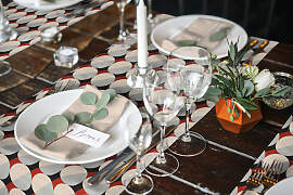 Tischläufer ADAM "Circles" Gr. 1,