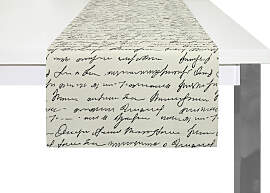 Tischläufer ADAM "Scribble", schwarz