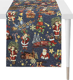 Tischläufer APELT "5824", blau, B:48cm