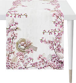 Tischläufer APELT "6715", rosa (rosé), 
