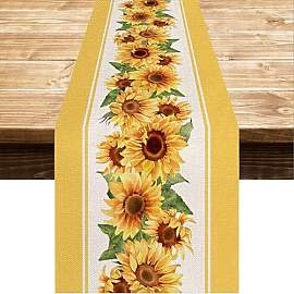 Tischläufer aus Leinen, 33 x 183cm Tischläufer