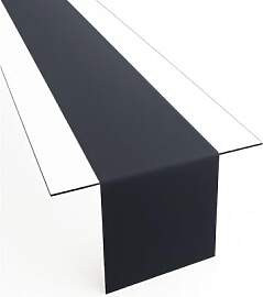 Tischläufer aus Minimate Gewebe. Modern, glatt,