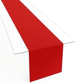 Tischläufer aus Minimate Gewebe. Modern, glatt,