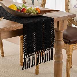 Tischläufer Boho Rustikale Landhausstil Tischdeko 