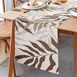 Tischläufer Braun Modern Wohnzimmer Abwaschbar