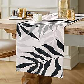 Tischläufer Grau Modern Tischläufer Bunt Tisch