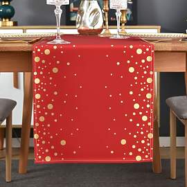 Tischläufer Modern Weihnachten Abwaschbar 180 x