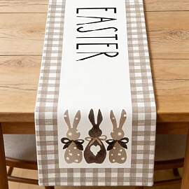 Tischläufer Ostern Modern 33x183cm Hase