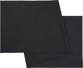 Tischläufer Steffi Uni Schwarz ca. 45x150cm