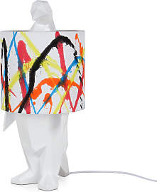 Tischlampe 'Facettierter Pinguin'