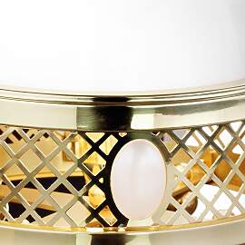 Tischlampe ALT WIEN, Messing glänzend, H23cm