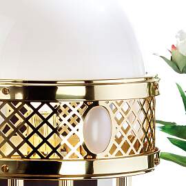 Tischlampe ALT WIEN, Messing glänzend, H56cm