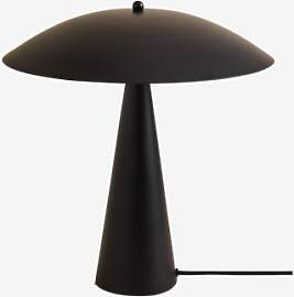 Tischlampe Aus Eisen Irune Schwarz - Sklum