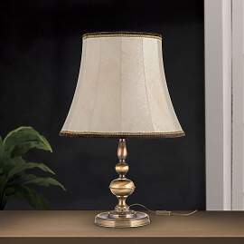 Tischlampe FLÄMISCH, Patina, D40cm