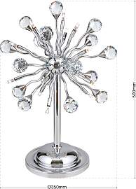 Tischlampe GALAXY, 12-flammig, Chrom