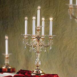 Tischlampe KATHARINA, 5-flammig, Gold