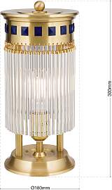 Tischlampe STÄBCHENSERIE, Bronze