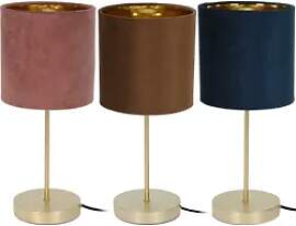 Tischlampe Tischleuchte Lampe SAMT - Dekolampe