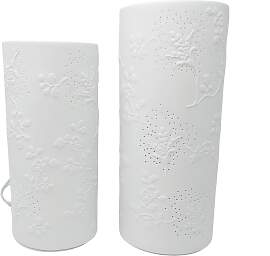 Tischlampe ZWEIGE H: 24+28cm - 2 Stück -