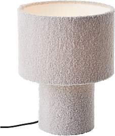 Tischleuchte "Debora", grau, 1, Ø 23cm