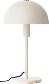 Tischleuchte "Linnea Pilz Lampe - Travertin