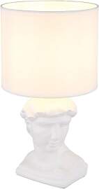 Tischleuchte Statue Keramik Tischlampe Skulptur