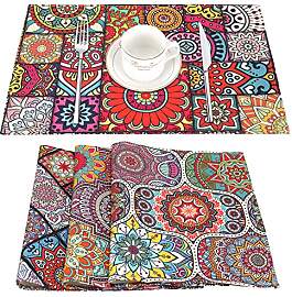 Tischset Boho Mandala Dekoratives Platzset