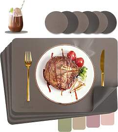 Tischsets Abwaschbar,Platzsets Abwischbar,Tischset 