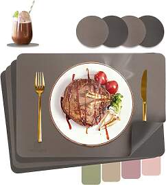 Tischsets Abwaschbar,Platzsets Abwischbar,Tischset 