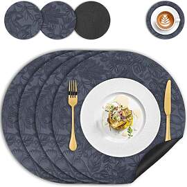 Tischsets Abwaschbar und Untersetzer,