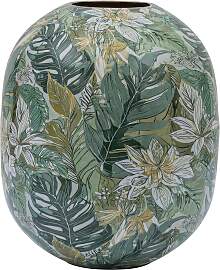 Tischvase CREATIV HOME "Vase", grün,
