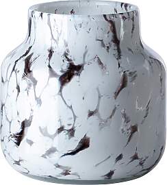 Tischvase FINK "PANTEA", braun, weiß,