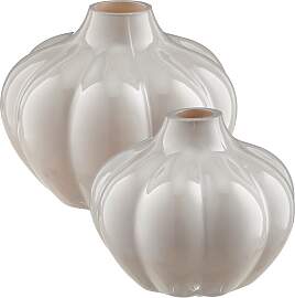 Tischvase "Vase", braun (hellgrau),