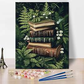 TISHIRON Vintage Bücher Malen nach Zahlen