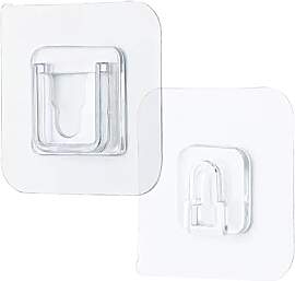 Tissting Selbstklebend Wandhaken Doppelseitig 6 cm 