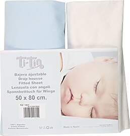 Ti Tin | 2er Packung Spannbetttücher für