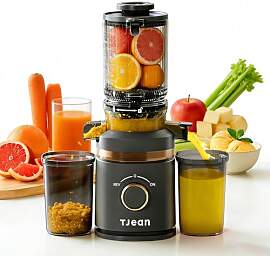 TJean Entsafter Slow Juicer mit 110 mm