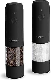TLYSXPRO Salz und Pfeffermühle Elektrisch 2er