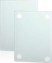 TNSLAND 2 Pcs Schneidebrett Glas 28 * 20cm