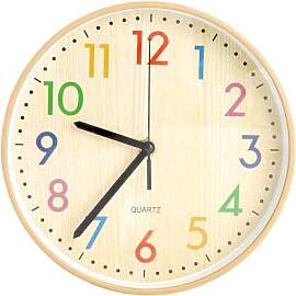 TNSLAND 8 Zoll Wanduhr Kinderzimmer Lautlos,