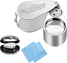 TNSLAND Juwelierslupe,Loupe Magnifier,Juwelier