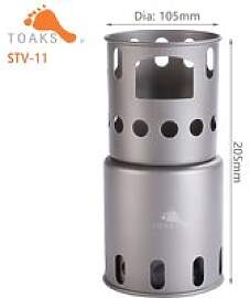 TOAKS Titan Holz Gas Herd Brennt Für Outdoor