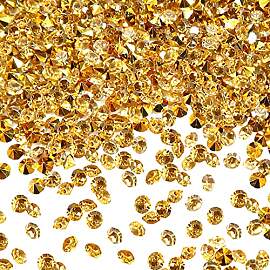 TOAOB 5000 Stück 3 mm Gold Acryl Kristalle